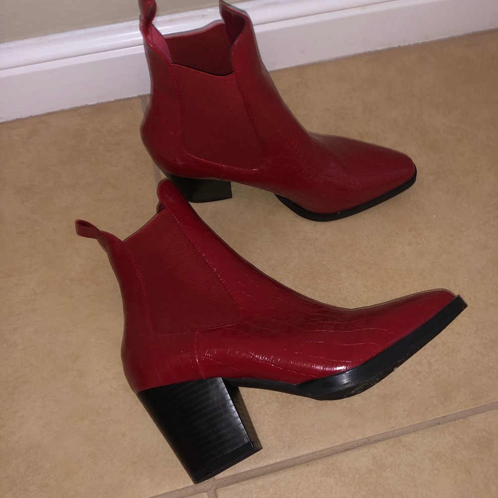 Red boots